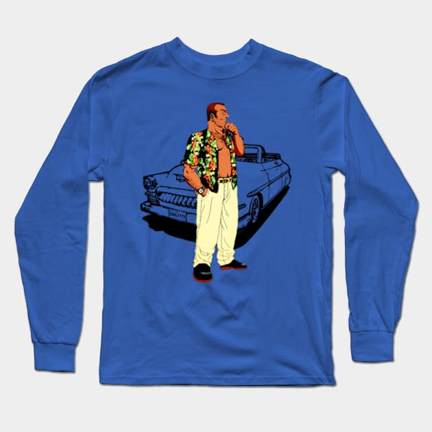 Old Cabbie Long Sleeve T-Shirt by winsarcade